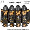 HK Army 4+3 Eject Paintball Harness Pod Pack - Leopard King view 2