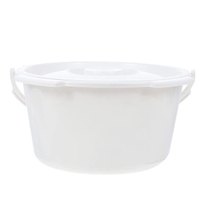 Cabilock Elderly Portable Urinal Lid Thickened Adult Chamber Pot Handheld Night Spittoon for Home Travel Emergency Use Easy to Clean Plastic Design