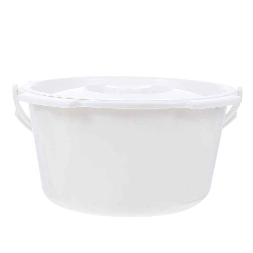 Cabilock Elderly Portable Urinal Lid Thickened Adult Chamber Pot Handheld Night Spittoon for Home Travel Emergency Use Easy to Clean Plastic Design