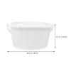Cabilock Elderly Portable Urinal Lid Thickened Adult Chamber Pot Handheld Night Spittoon for Home Travel Emergency Use Easy to Clean Plastic Design view 2