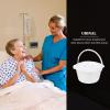 Cabilock Elderly Portable Urinal Lid Thickened Adult Chamber Pot Handheld Night Spittoon for Home Travel Emergency Use Easy to Clean Plastic Design view 3