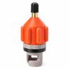 SPYMINNPOO Inflatable Boat Pump Adaptor,Paddle Board Pump Adapter Easy to Inflate Portable Air Pump Adapter for Paddle Boards Rubber Boats(Orange) view 1