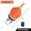 SPYMINNPOO Inflatable Boat Pump Adaptor,Paddle Board Pump Adapter Easy to Inflate Portable Air Pump Adapter for Paddle Boards Rubber Boats(Orange) view 4