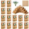 Leinuosen 36 Pack Lily Flower Jewelry Gift Boxes Bulk with Stickers Small Gift Packaging Boxes with Lids for Women Necklace Earring Display Wedding Birthday Anniversaries, 2.2 x 3.4 x 1.1 In view 1