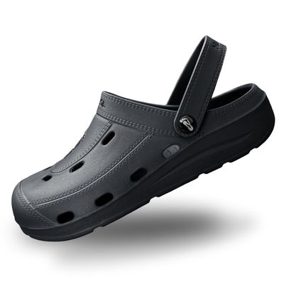 NUUSOL Unisex McCall Clog, Lightweight EVASOL Foam Footwear (Eclipse Black, US Footwear Size System, Adult, Women, Numeric, Medium, 10)