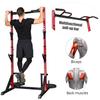 CANPA Multifunction Power Rack with Pull up Bar, Heavy Capacity and Adjustable Squat Stand Rack for Home Gym Equipment, Power Rack Cage (Red) view 2