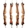 48/54 Inch Archery Takedown Recurve Bow and Arrow Set 10-20Lbs Right Handed Wood Bow for Women Beginner Outdoor Training Game (12 Lbs, 54inch/Type 1) view 4