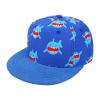 POLG Toddler Kids Sun Hat Caps Kids Outdoor Baseball Cap Cartoon Adjustable Trucker Cap for Children Boys Girls (Blue, M (4-8T)) view 1