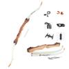 48/54 Inch Archery Takedown Recurve Bow and Arrow Set 10-20Lbs Right Handed Wood Bow for Women Beginner Outdoor Training Game (16 Lbs, 48inch/Type 1) view 1
