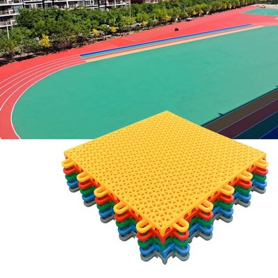 25CM Modular Interlocking Floor Tiles Sports Mat, Indoor Outdoor Basketball Court Flooring, Waterproof and Antioxida (Color : Blue, Size : 16PCS)