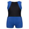 Loodgao Kids Boys Girls Gymnastics Dance Outfits Sleeveless Leotard with Shorts Set Ballet Biketard Tank Short Unitard Blue 6 view 2