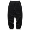 Maiyifu-GJ Men Basic Lightweight Fleece Jogger Loose Drawstring Waistband Sweatpants Athletic Workout Running Track Pants (Black,Small) view 2