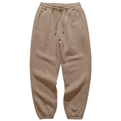 Maiyifu-GJ Men Basic Lightweight Fleece Jogger Loose Drawstring Waistband Sweatpants Athletic Workout Running Track Pants (Brown,XX-Large)