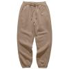 Maiyifu-GJ Men Basic Lightweight Fleece Jogger Loose Drawstring Waistband Sweatpants Athletic Workout Running Track Pants (Brown,XX-Large) view 1