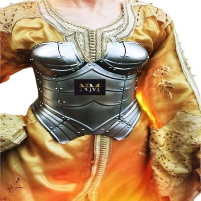 Nautical-Mart Medieval Queen of Lake Lady Cuirass Armour Lady Armour Women Armor Set, Female LARP, Wearable Suit Gift, Female Armor, Fantasy, Cosplay, Reenactment Halloween Costume