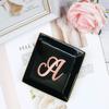 TEEAMORE Personalized Ring Dish Custom Trinket Tray Add Your Initials Valentines Day Wedding Gift Jewelry Tray view 2