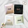TEEAMORE Personalized Ring Dish Custom Couple Trinket Tray Add Your Initials Engagement Wedding Gift Jewelry Tray view 3