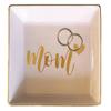 TEEAMORE Personalized Ring Dish Custom Trinket Tray Add Your Text Heart Design Valentines Day Wedding Gift Jewelry Tray view 1