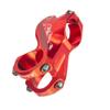 Bicycle Handlebar Stems 31.8 * 55MM Aluminum Alloy CNC Ultra Light Hollow Handlebar Riser for Most Bicycle, Road Bike, MTB,Cycling (Red-Gray) view 3