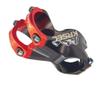 Bicycle Handlebar Stems 31.8 * 55MM Aluminum Alloy CNC Ultra Light Hollow Handlebar Riser for Most Bicycle, Road Bike, MTB,Cycling (Black-Red-Color) view 3