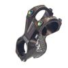 Bicycle Handlebar Stems 31.8 * 55MM Aluminum Alloy CNC Ultra Light Hollow Handlebar Riser for Most Bicycle, Road Bike, MTB,Cycling (Black-Gray) view 2