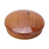 2.5in Marine Steering Wheel Center Cap, Marine Steering Wheel Cover Snap Teak Wood Gloss Finish Yachts Boats Accessories view 1