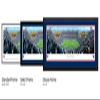 Tennessee Titans - 50 Yard Line at Nissan Stadium - 40.25x13.75-inch Standard Framed Print by Blakeway Panoramas view 2