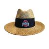 LogoFit Ohio State Angler Safari Straw Hat Black view 1