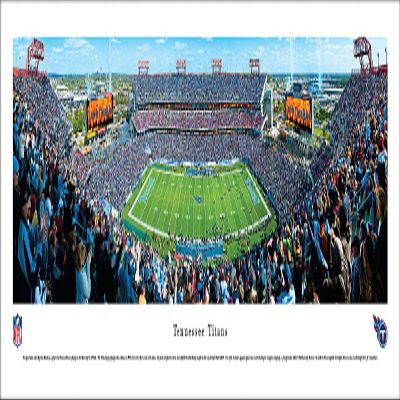 Blakeway Worldwide Panoramas, Inc. Tennessee Titans - 50 Yard Line at Nissan Stadium - Panoramic Print