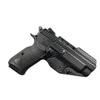 OWB Concealment IDPA - Outside The Waistband Holster - fits SAR P8S (Carbon Fiber, Right) view 1