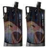 Survivor Filter 1L Black Collapsible Water Bottles - Travel, Hiking, Foldable, BPA-Free - 2 x 33oz view 1