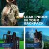 Survivor Filter 1L Black Collapsible Water Bottles - Travel, Hiking, Foldable, BPA-Free - 2 x 33oz view 2