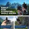 Survivor Filter 1L Black Collapsible Water Bottles - Travel, Hiking, Foldable, BPA-Free - 2 x 33oz view 3