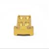 Fusion Firearms 1911 RMR Base Plate for Trijicon Style -Light-Weight Aluminum -Gold, Fiber Optic view 2