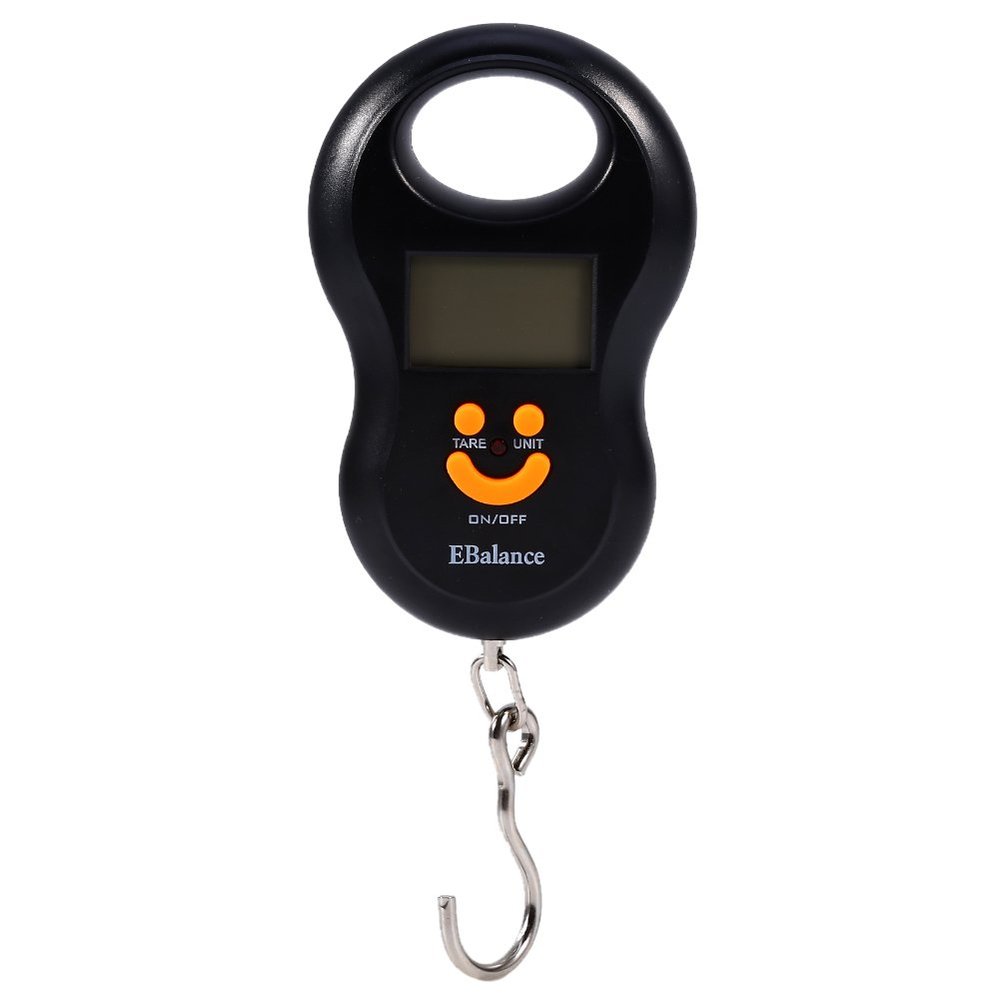 Luggage Hook Scale, Portable 50kg/10g LCD Digital Hanging Weight Electronic Luggage Hook Scale Luggage Weight Scale Fish Weighing Scales for Travel Fishing