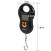 Luggage Hook Scale, Portable 50kg/10g LCD Digital Hanging Weight Electronic Luggage Hook Scale Luggage Weight Scale Fish Weighing Scales for Travel Fishing view 4