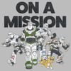 Disney Pixar Lightyear Group Shot Girls Short Sleeve Tee Shirt, Athletic Heather, Medium view 2
