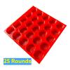 12 Gauge 25 Shotshell Reloading Block Tray (Blue) view 3