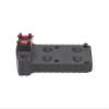 Fusion Firearms 1911 RMR Base Plate for Trijicon Style Red Dots -Light-Weight Aluminum -Black, Fiber Optic view 3