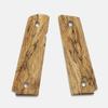 1911 Full Size Grips, White Cocobolo, Ranger Cut, Beveled Bottom, Thin view 1