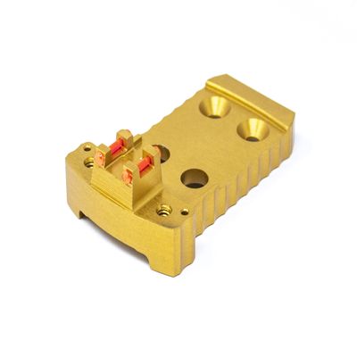 1911 Red Dot Base Plate (Holosun/Fusion) - Light-Weight Aluminum - Gold