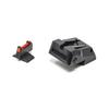 LPA Fully Adjustable Sig Sauer Sight Set - Black with Fiber Front - P220 - P320 view 1