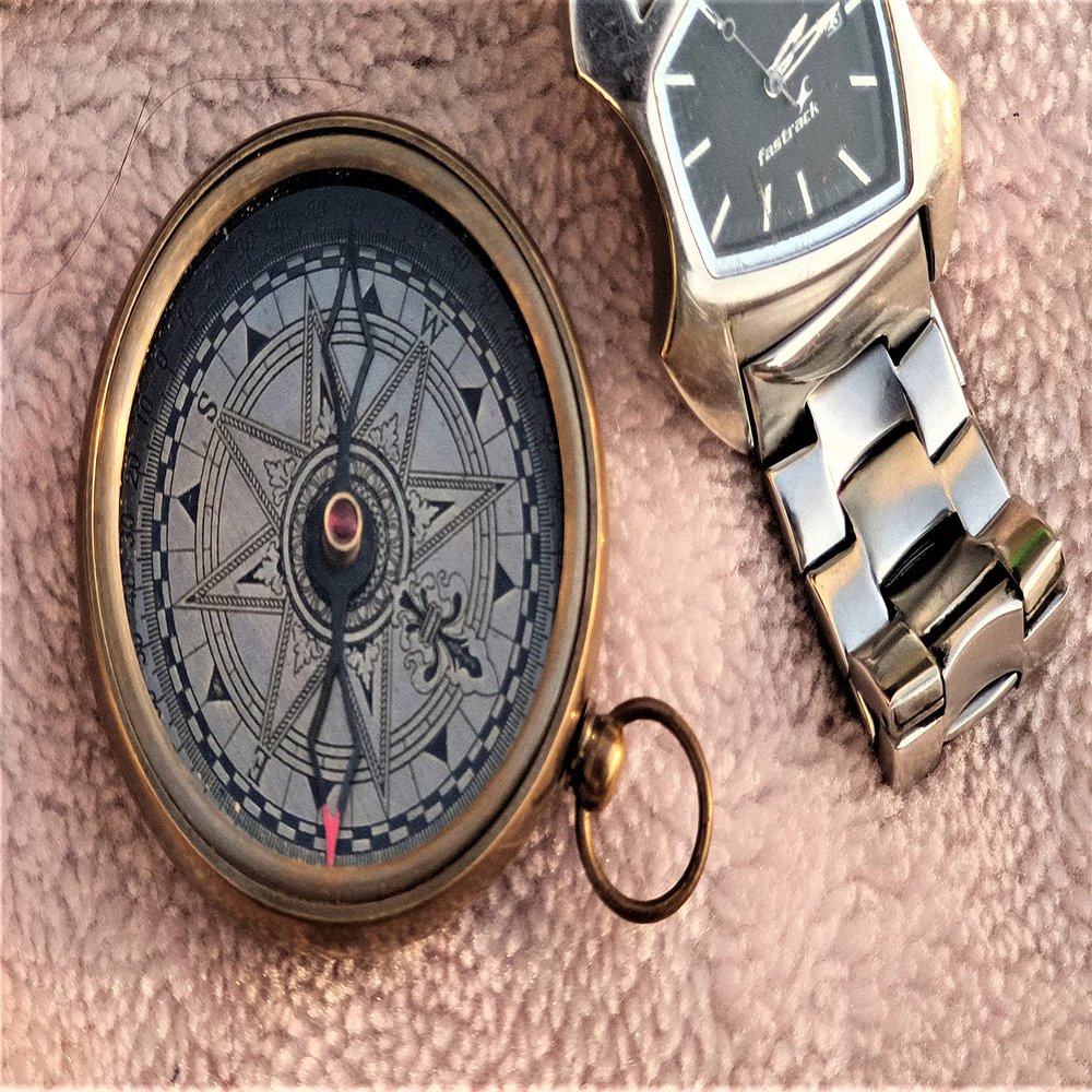 Chess Maker 6th Century AD/Personalized Compass/Custom Engraved by Allory Tech