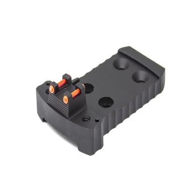 1911 Red Dot Base Plate (Holosun/Fusion) - Light-Weight Aluminum - Black