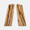 1911 Officer Size Grips, Inkberry, Ranger Cut, Mag-Well Bottom view 1