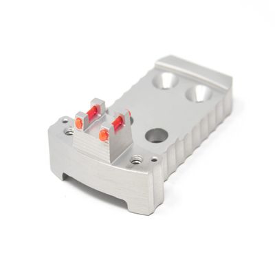 1911 Red Dot Base Plate for (Holosun/Fusion) - Light-Weight Aluminum - Silver
