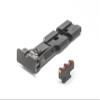 S&W RMR Rear Sight Black Target Black Body with Red Plunger Front Sight view 1