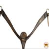 HILASON Brown Western Horse Headstall Breast Collar Set Tack American Leather | Bridle for Horses Headstalls view 3