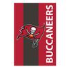 Tampa Bay Buccaneers Banner Flag Double Sided Applique Embroidered 29x44 Inches view 1