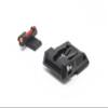 H&K P30 P45 SFP9 VP9 and Striker Sight Set - Black Rear with Fiber Front view 1